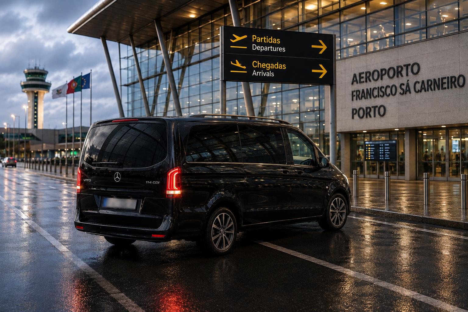 Viatura Velara no Aeroporto do Porto